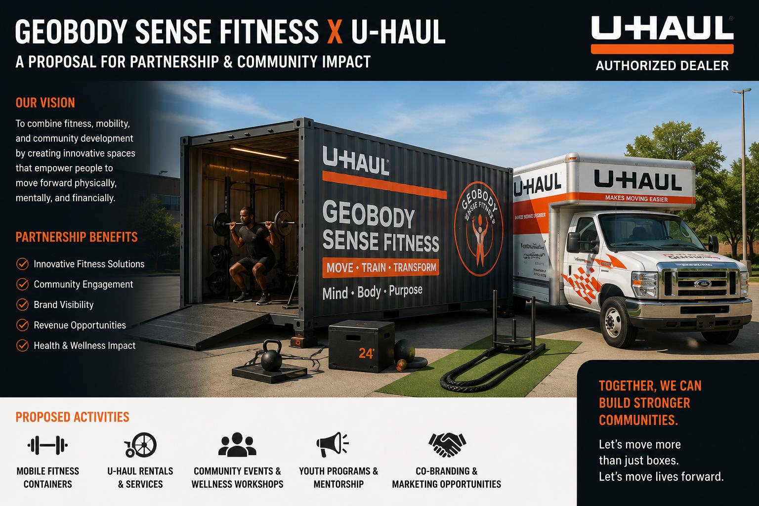 U-Haul Authorized Dealer business card