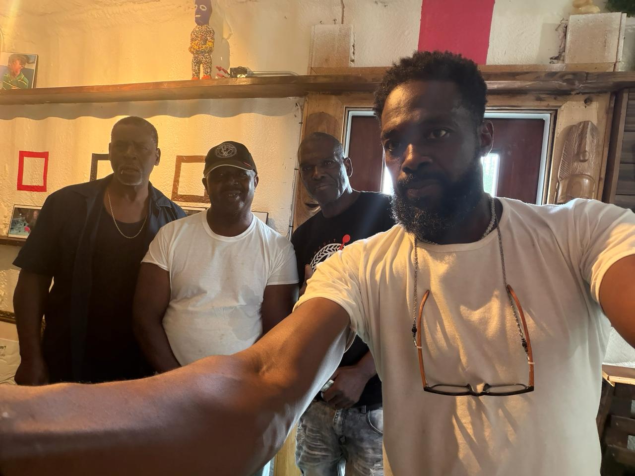 Joseph Randon working in the community