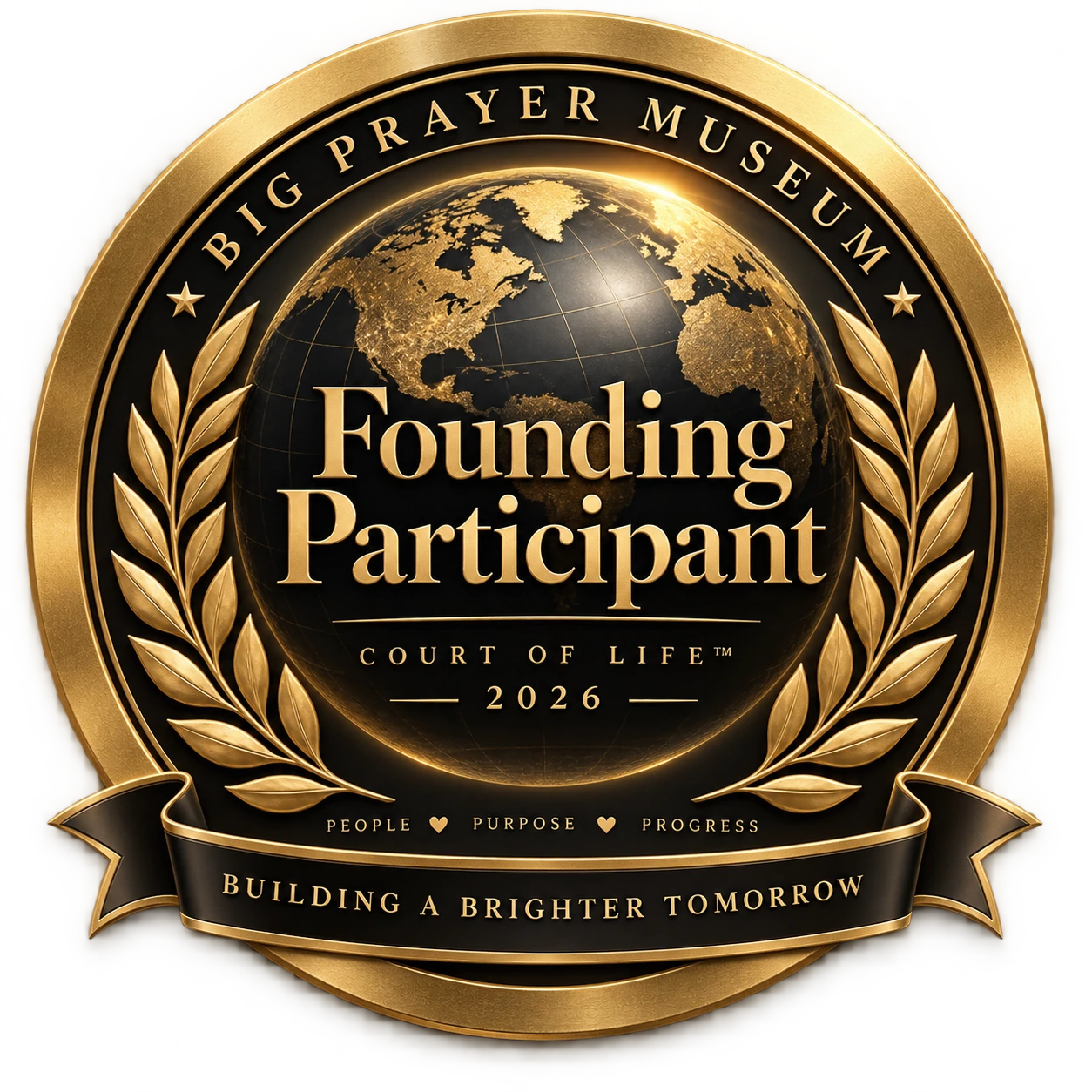 Big Prayer Museum Founding Participant — Court of Life 2026 badge
